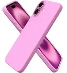 iPhone 16 Plus H&uuml;lle Silikon 6,7 Zoll fl&uuml;ssiges Silikon Blau
