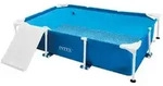 INTEX 48404GN - Hundepool Set (229x152x45,7cm) inkl. Filterpumpe, Rampe & Abdeckung