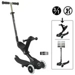 GLOBBER GO-UP DELUXE LIGHTS schwarz, mit Leuchtrollen