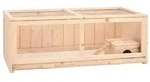 vidaXL Hamsterk&auml;fig 104x52x38 cm Massivholz Tanne
