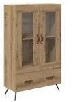 vidaXL Highboard mit Schubladen Artisan-Eiche 69,5 x 31 x 115 cm