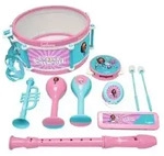 Gabby's Dollhouse Musikset mit 7 Instrumenten  Trommel, Maracas, Fl&ouml;te und...
