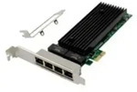 MicroConnect Network Card PCIe x1 Intel 82576 Quad- RJ45PCI