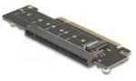 Delock PCI Express 4.0 x16 Karte zu 2x M.2 Key M NVMe Slot