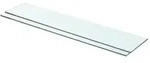vidaXL Regalb&ouml;den 2 Stk. Glas Transparent 70x15 cm