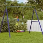 vidaXL Nestschaukel mit F&auml;hnchen, bunt, &Oslash; 60 cm, 100 kg, Oxford-Stoff