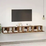 vidaXL TV-Schrank-Set 4 pcs Altes Holz Mittel 30 x 60 x 30,5 cm