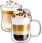 Doppelwandige Latte Macchiato Gl&auml;ser Borosilikatglas Kaffeetassen