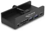 64285 - Externer USB 5 Gbps 3 Port Hub 2 x USB Typ-A, 1 x USB Type-C und 2 Slot C