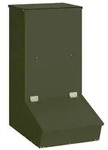 vidaXL Schweinfutterspender Olive Gr&uuml;n 55 x 38 x 76 cm