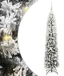 vidaXL K&uuml;nstlicher Weihnachtsbaum mit 300 LEDs mit St&auml;nder Gr&uuml;n 180 cm
