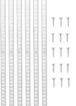 VEVOR Regalpilaster, 923 mm, 6er-Pack, verstellbare Regalhalterungen aus Stahl,