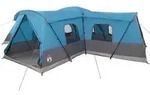vidaXL Zelt f&uuml;r 16 Personen mit Dach Blau 680 x 510 x 210 cm