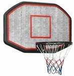 vidaXL Basketballkorb Schwarz 109x71x3 cm Polyethylen