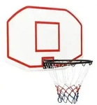 vidaXL Basketballkorb Wei&szlig; 109x71x3 cm Polyethylen