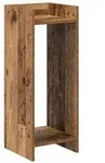 vidaXL Pflanzenst&auml;nder mit Regal Altholz 30 x 30 x 80 cm Holzwerkstoff