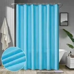 Duschvorhang 200x240cm Hellblau Wasserdicht Anti-schimmel Textil
