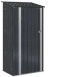 vidaXL Gartenh&uuml;tten Anthrazit 103 x 74 x 200 cm Metall