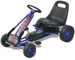 vidaXL Pedal Go-Kart mit verstellbarem Sitz Blau