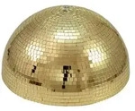 EUROLITE Spiegel-Halbkugel 40cm gold motorisiert