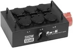 Showgear BO-6-PW Lastverteiler von 5-Pin (380V) auf 6 Schukoanschl&uuml;sse