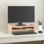 vidaXL Monitorst&auml;nder 50x27x15 cm Massivholz Kiefer