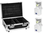 EUROLITE Set 2x LED TSL-350 Scan COB wei&szlig; + Case
