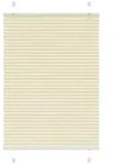 vidaXL Plissee Creme 90x100 cm Stoffbreite 89,4 cm Polyester