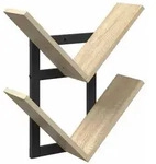 vidaXL Wandregal Sonoma-Eiche 43 x 15 x 47 cm Holzwerkstoff