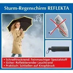 Maximex Sturm-Regenschirm Reflekta - schnelltrocknend, stabil und sicher