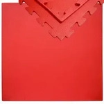 Trainingsmatte Puzzlematte Sportmatte 90x90x1,2cm Rot
