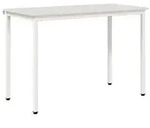 vidaXL Esstisch Wei&szlig; 110 x 55 x 75 cm Massives Kiefernholz