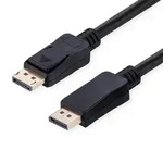 VALUE DisplayPort Kabel, v2.1, 10K, DP ST - ST, schwarz, 3 m Kabel