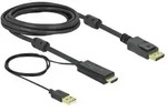 Delock - Video- / Audiokabel - HDMI, USB (nur Strom)