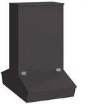 vidaXL Schweinfutterspender Schwarz 82 x 51 x 91,5 cm