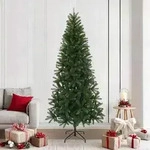 vidaXL K&uuml;nstlicher Weihnachtsbaum Gr&uuml;n 240 cm PVC, PE und Stahl