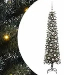 vidaXL K&uuml;nstlicher Weihnachtsbaum mit 300 LEDs mit St&auml;nder Gr&uuml;n 180 cm