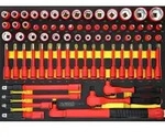 "KS TOOLS 3/8"+1/2" Isolierter Steckschlssel-Satz mit"