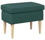vidaXL Hocker 55 x 35 x 41 cm 100 % Polyester Sperrholz