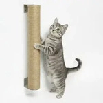60 cm Wandkratzbaum f&uuml;r Katzen - Kratzstamm Wandmontage - Kratzs&auml;ule...