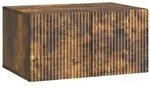 vidaXL Wandmontierter TV-Schrank Ger&auml;ucherte Eiche 59,5 x 41 x 30 cm