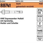 Expressanker R 88741 MAX 16/300/423 Stahl galv.verz. 10 St&uuml;ck UPAT