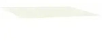 vidaXL Markisenersatzstoff Creme 400 x 300 cm Polyester