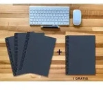 A 4 Notizbuch - Set, 3+1 gratis, Luxury 80 Seiten BLAU NEW LAPISLAZULI...