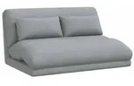 vidaXL Bodenstuhl Hellgrau 110 x 82 x 55 cm Stoff