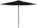 vidaXL Garten-Sonnenschirm 300 x 300 cm Polyester Rechtwinklig Schwarz