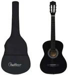 "vidaXL Klassikgitarre f&uuml;r Anf&auml;nger mit Tasche Schwarz 3/4 36""