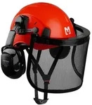 MUSTBAU Sicherheitshelm Schutzhelm Set - EN397 mit Ohrsch&uuml;tzer und Netzvisier -