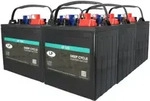 DC LP145LP 6er Set 36V 262Ah Deep Cycle Batterie | US2200 Ersatz
