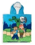 Minecraft Badeponcho &ndash; Weicher und saugf&auml;higer Hoodie 100% Baumwolle